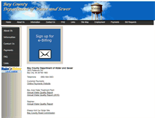 Tablet Screenshot of baycodws.org